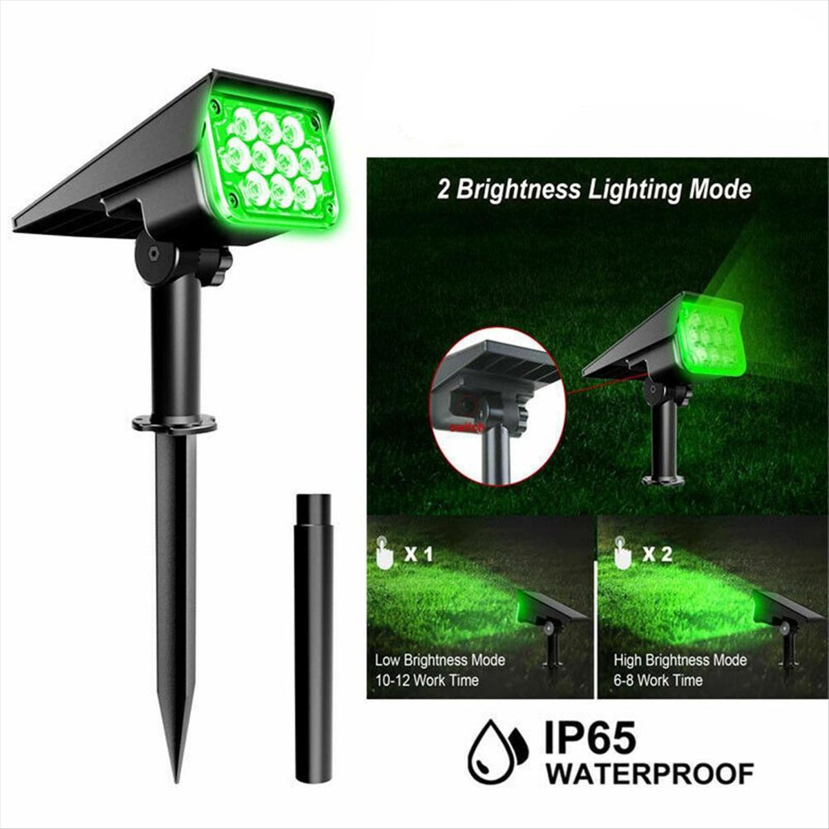 Reflektor solarny Y17A, solarn – Outdoor Spotlight recenzja i cena