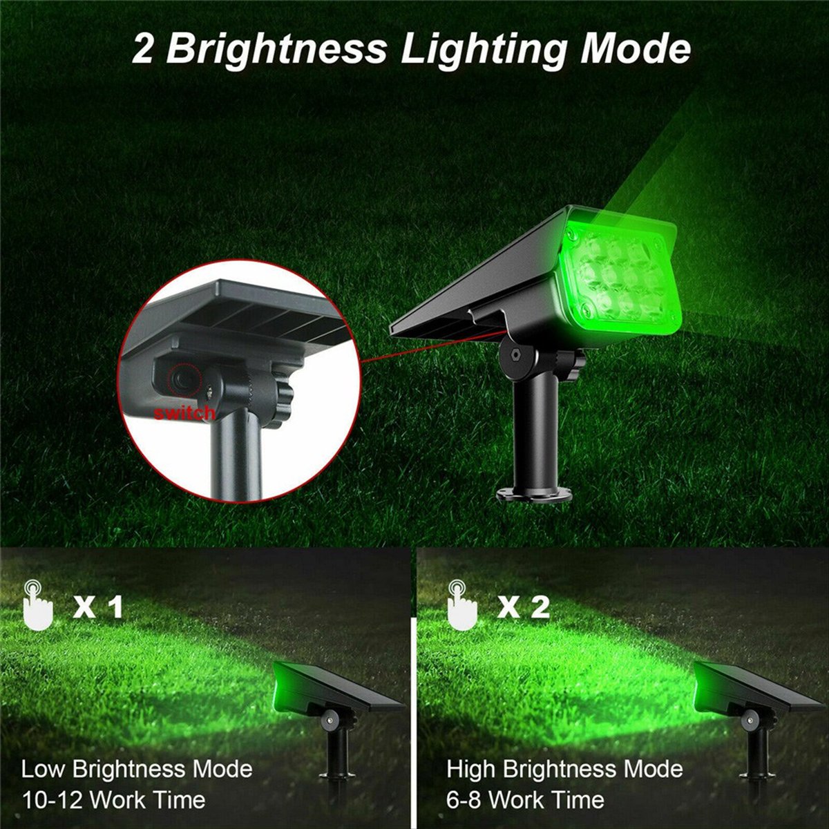 Reflektor solarny Y17A, solarn – Outdoor Spotlight recenzja i cena