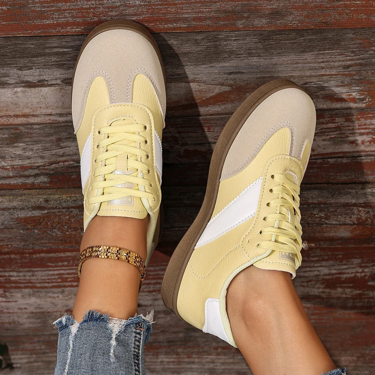 Damskie, codzienne sneakersy,  – Outdoor Sport With Sticks recenzja i cena