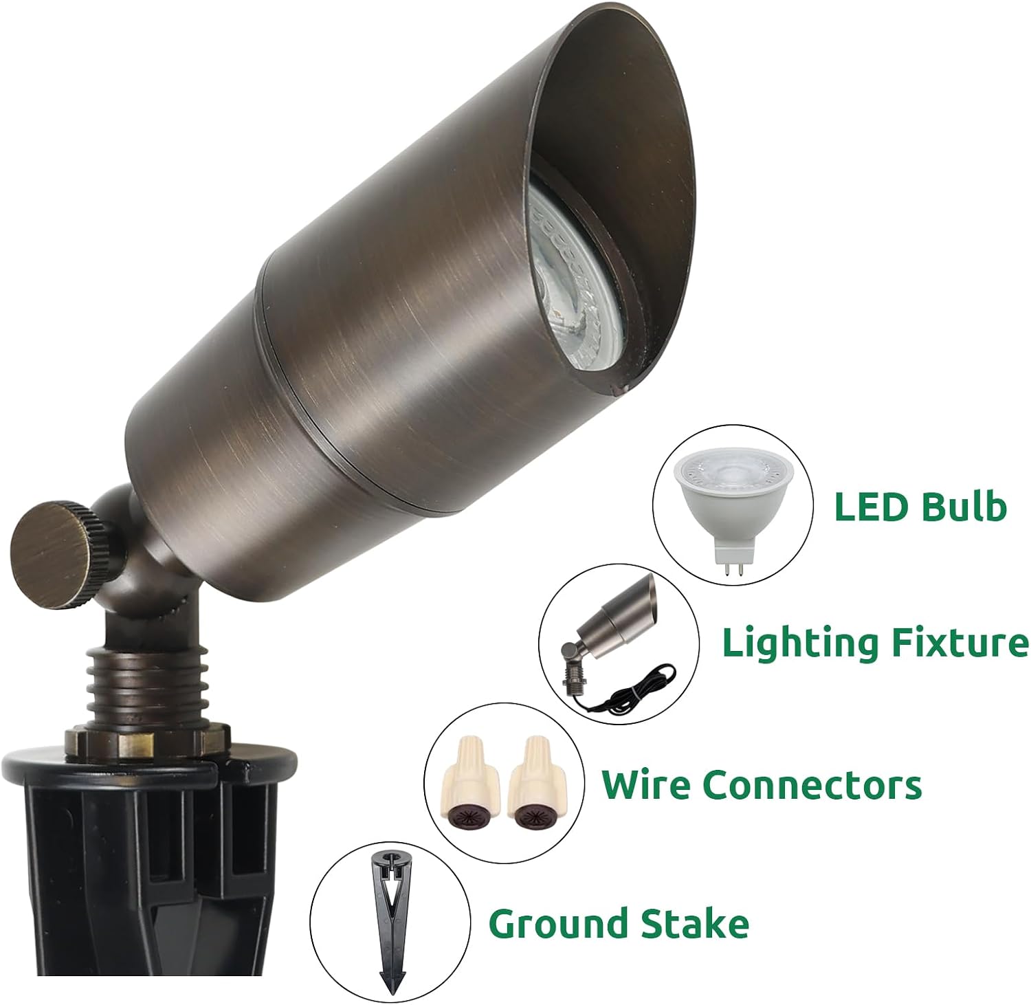 Solidne mosiężne reflektory LE – Outdoor Spotlight recenzja i cena