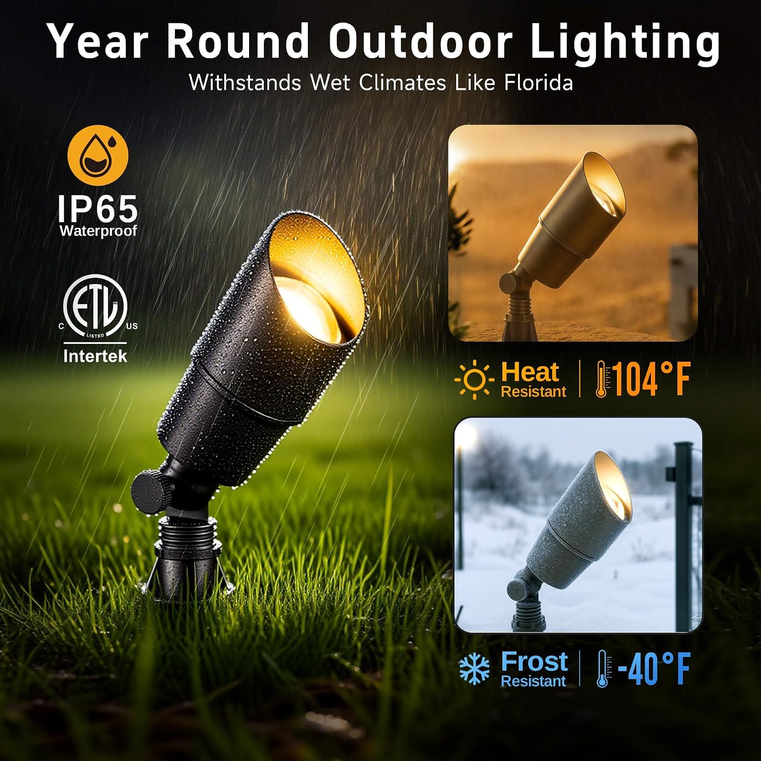 Mosiężne oświetlenie krajobraz – Outdoor Spotlight recenzja i cena